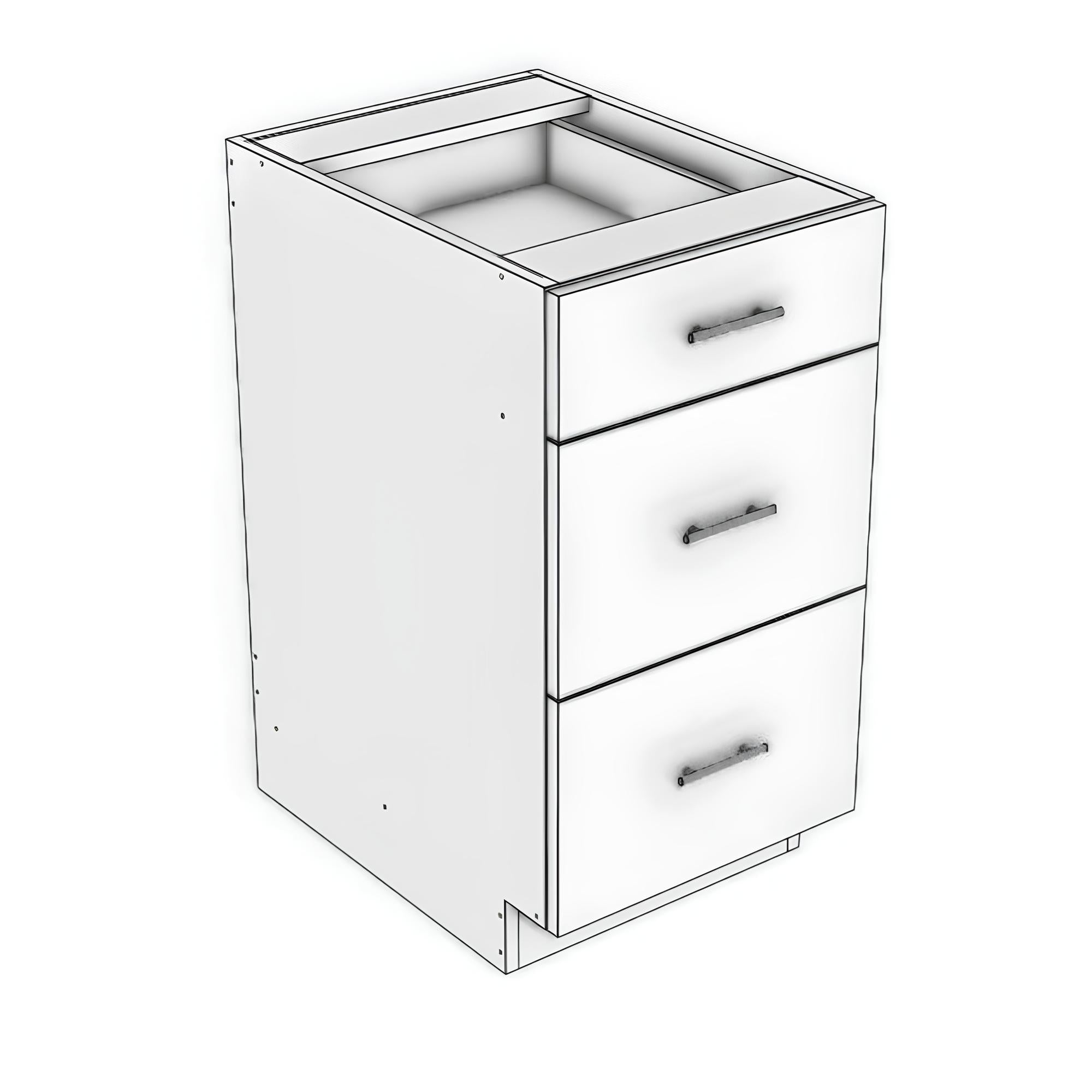 DB18-3 - Drawer Base Cabinet