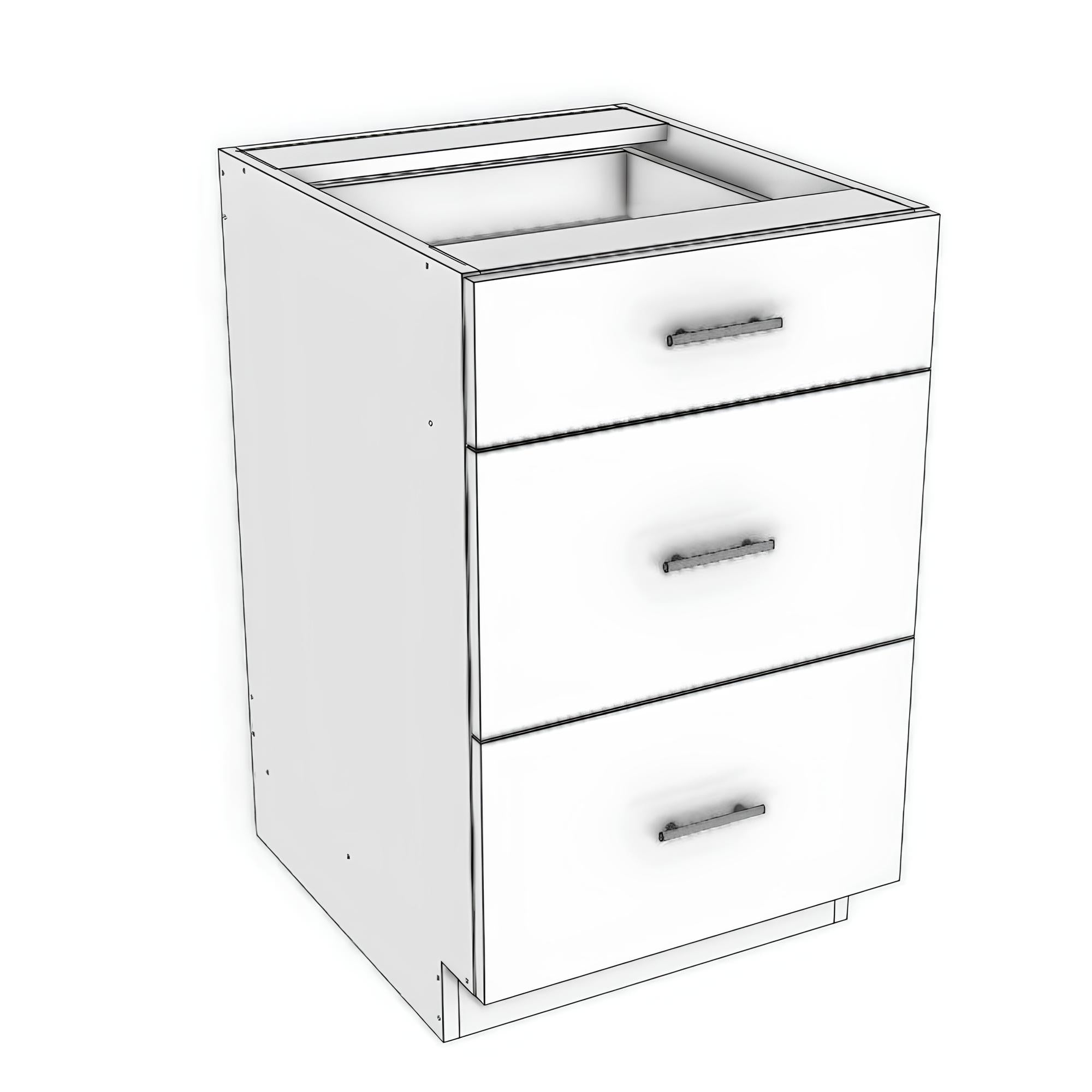 DB21-3 - Drawer Base Cabinet