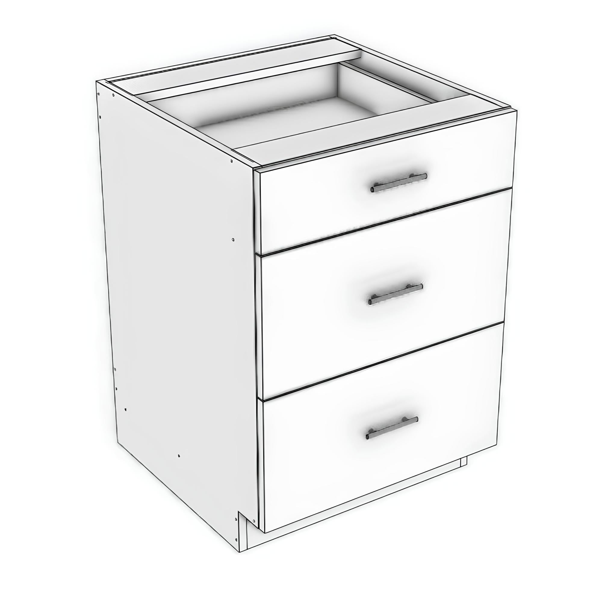 DB24-3 - Drawer Base Cabinet