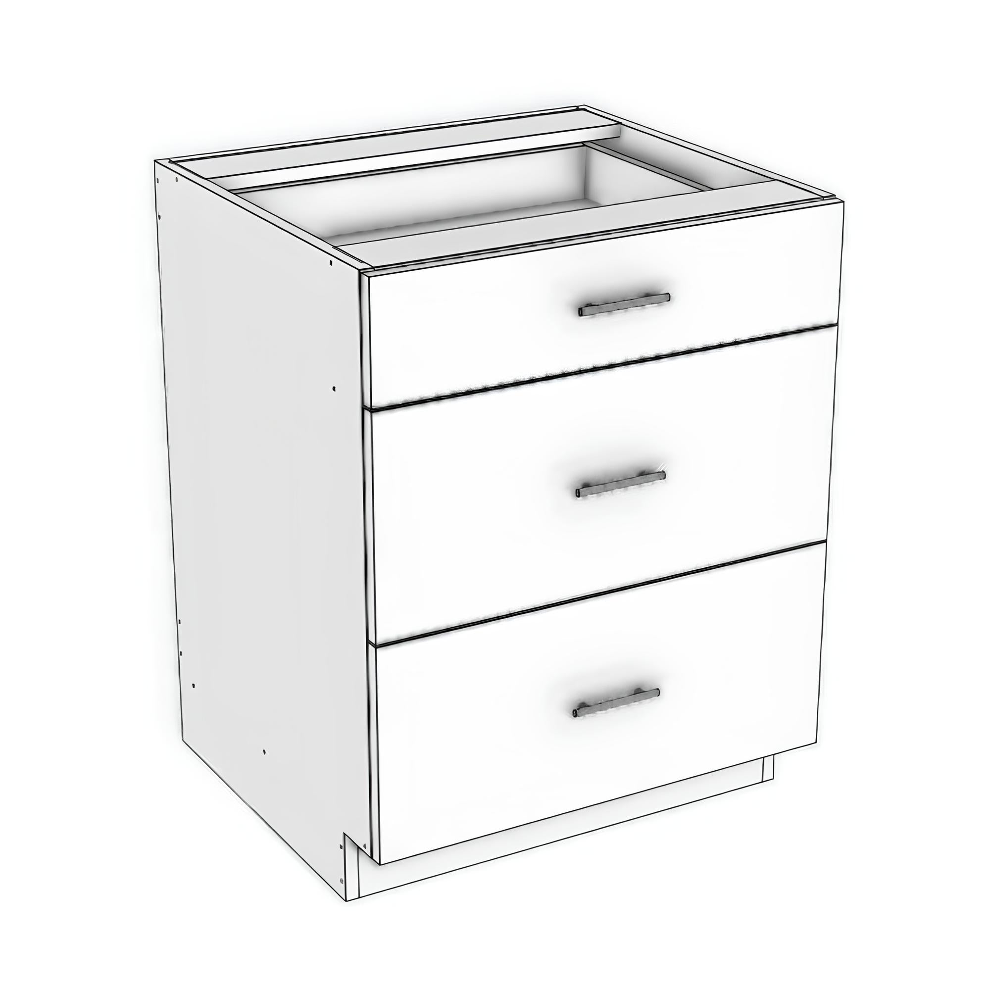 DB27-3 - Drawer Base Cabinet