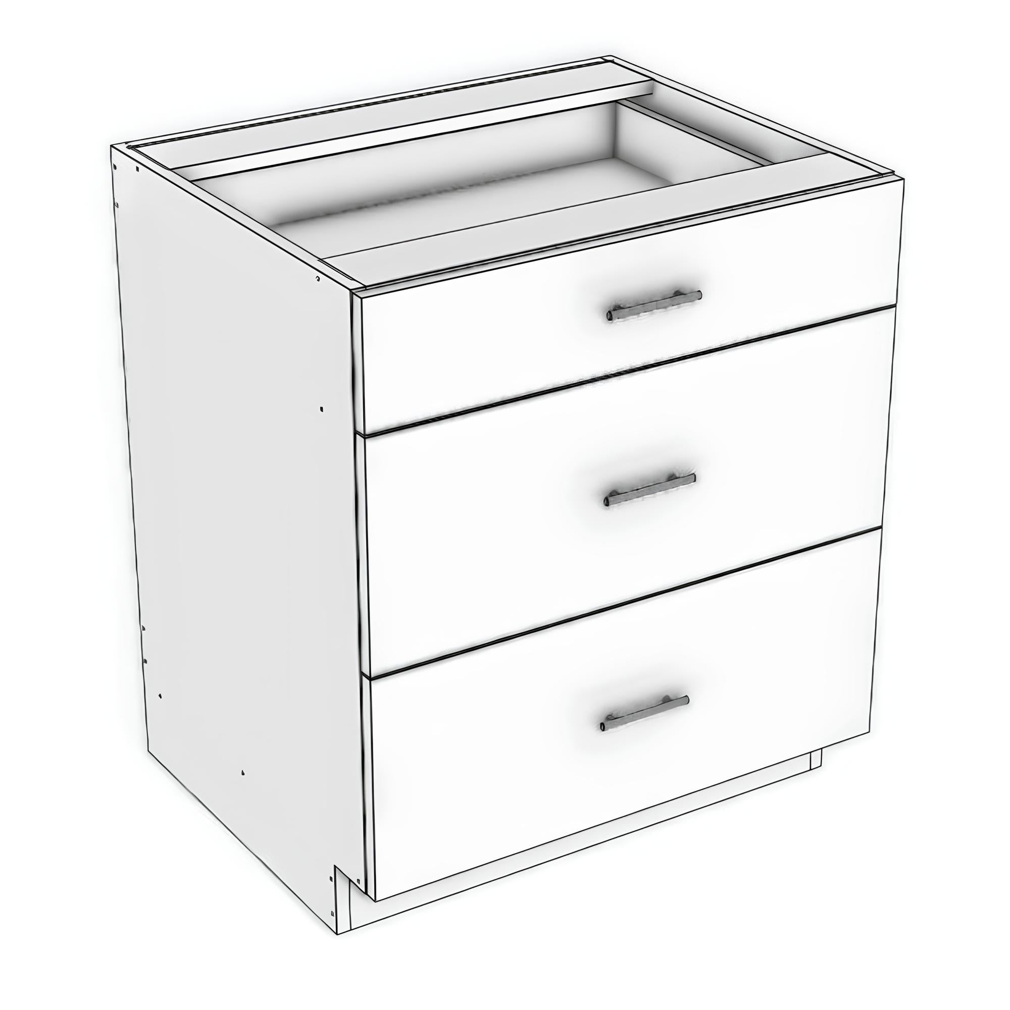 DB30-3 - Drawer Base Cabinet