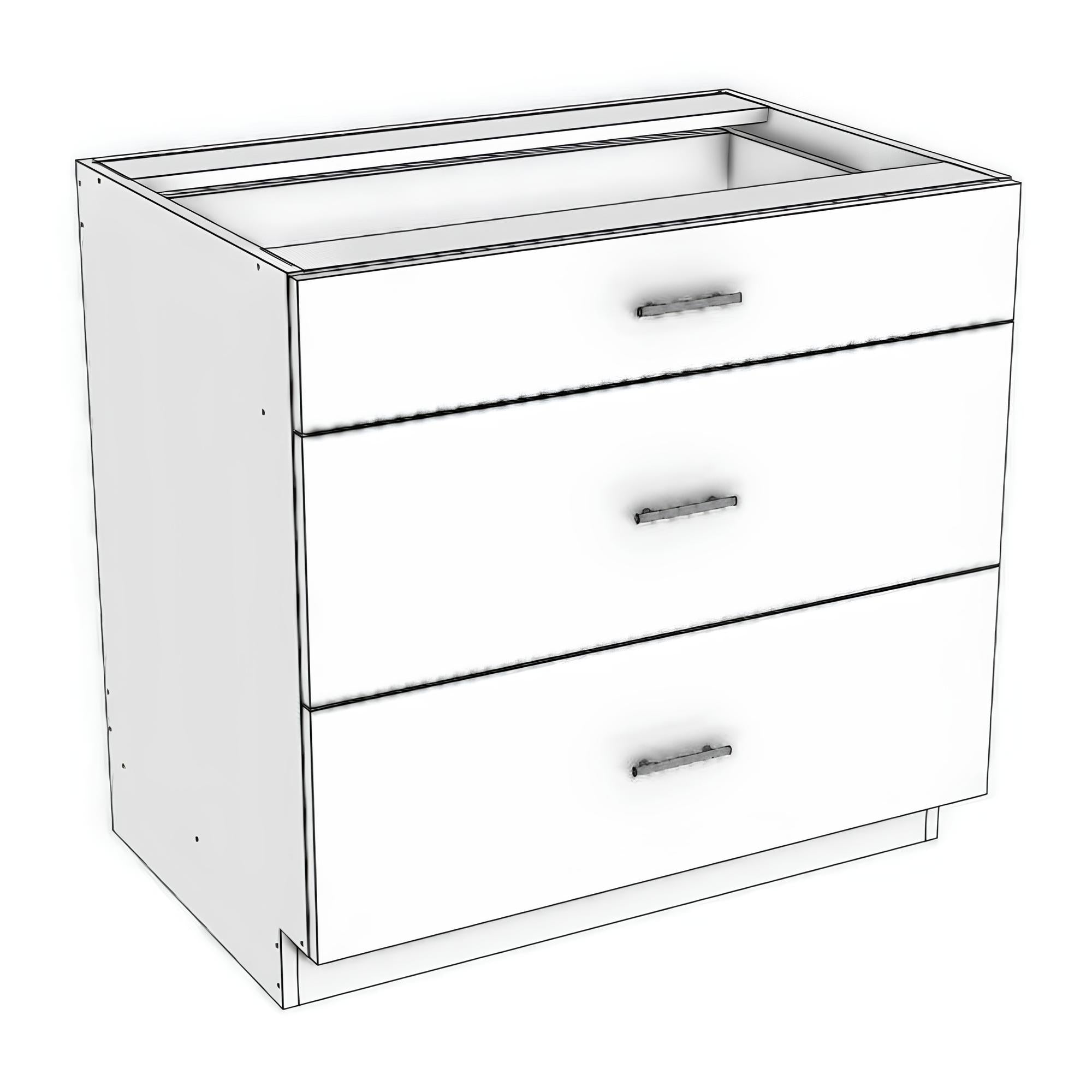 DB36-3 - Drawer Base Cabinet