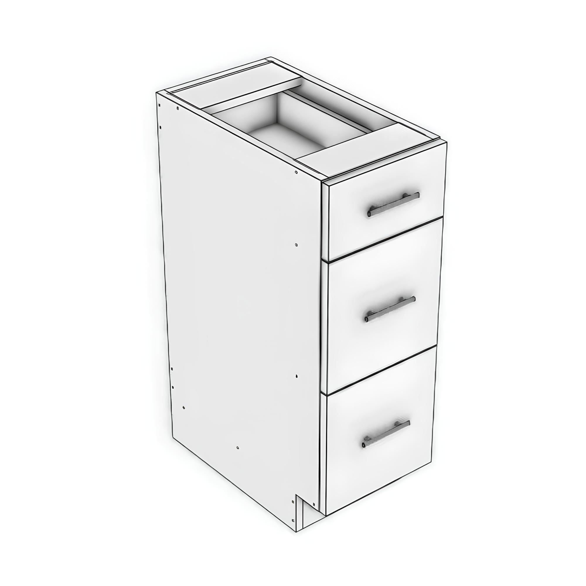 VDB12 - Vanity Drawer Base Cabinet