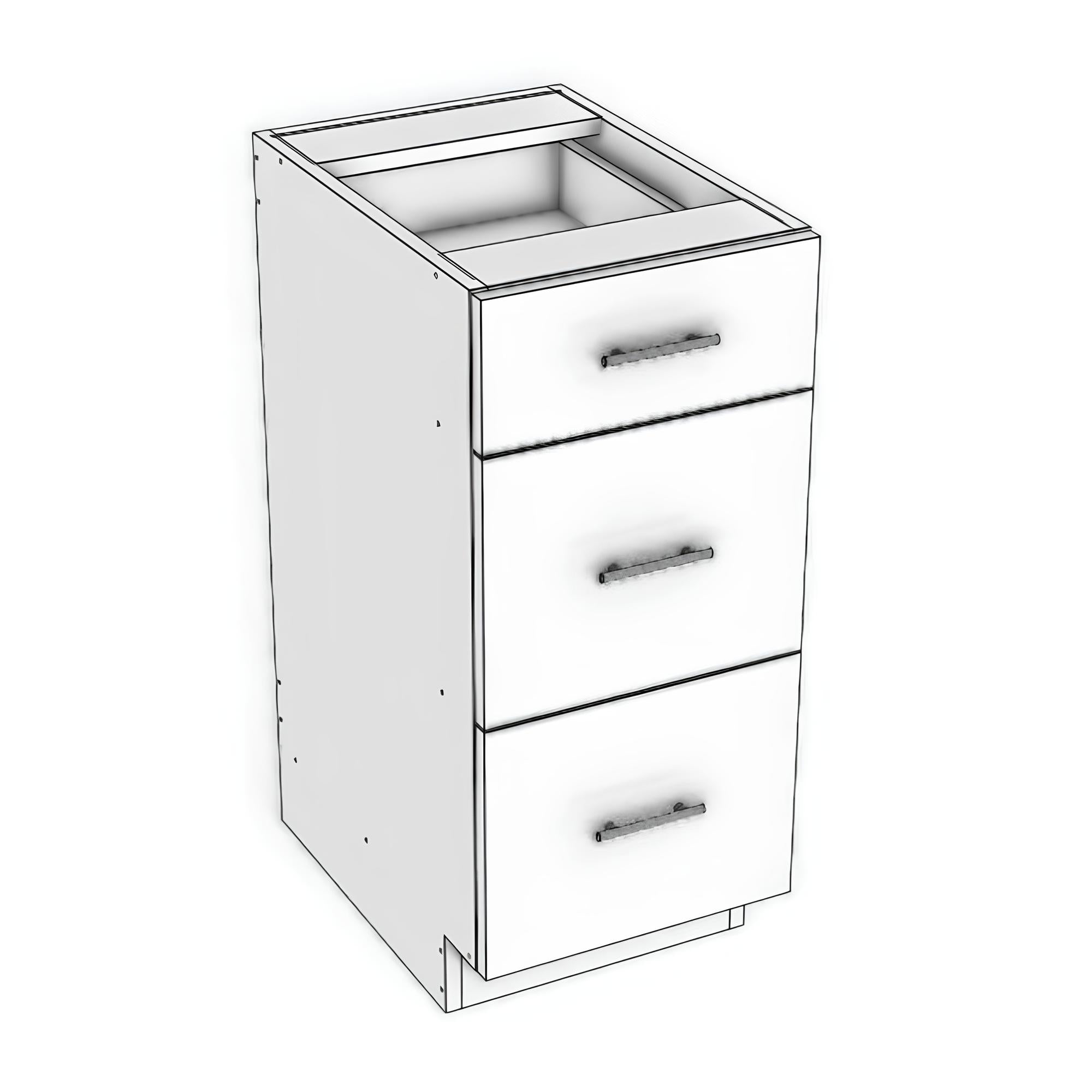 VDB15 - Vanity Drawer Base Cabinet