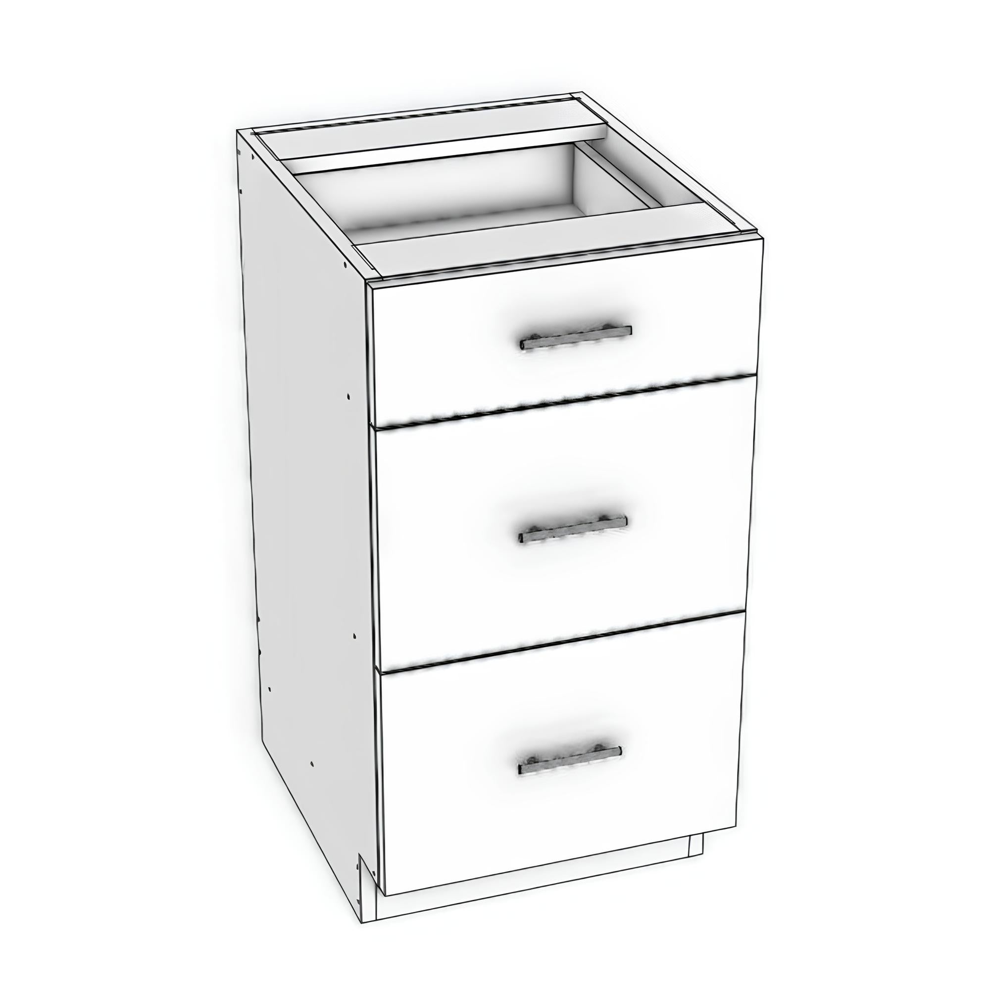 VDB18 - Vanity Drawer Base Cabinet