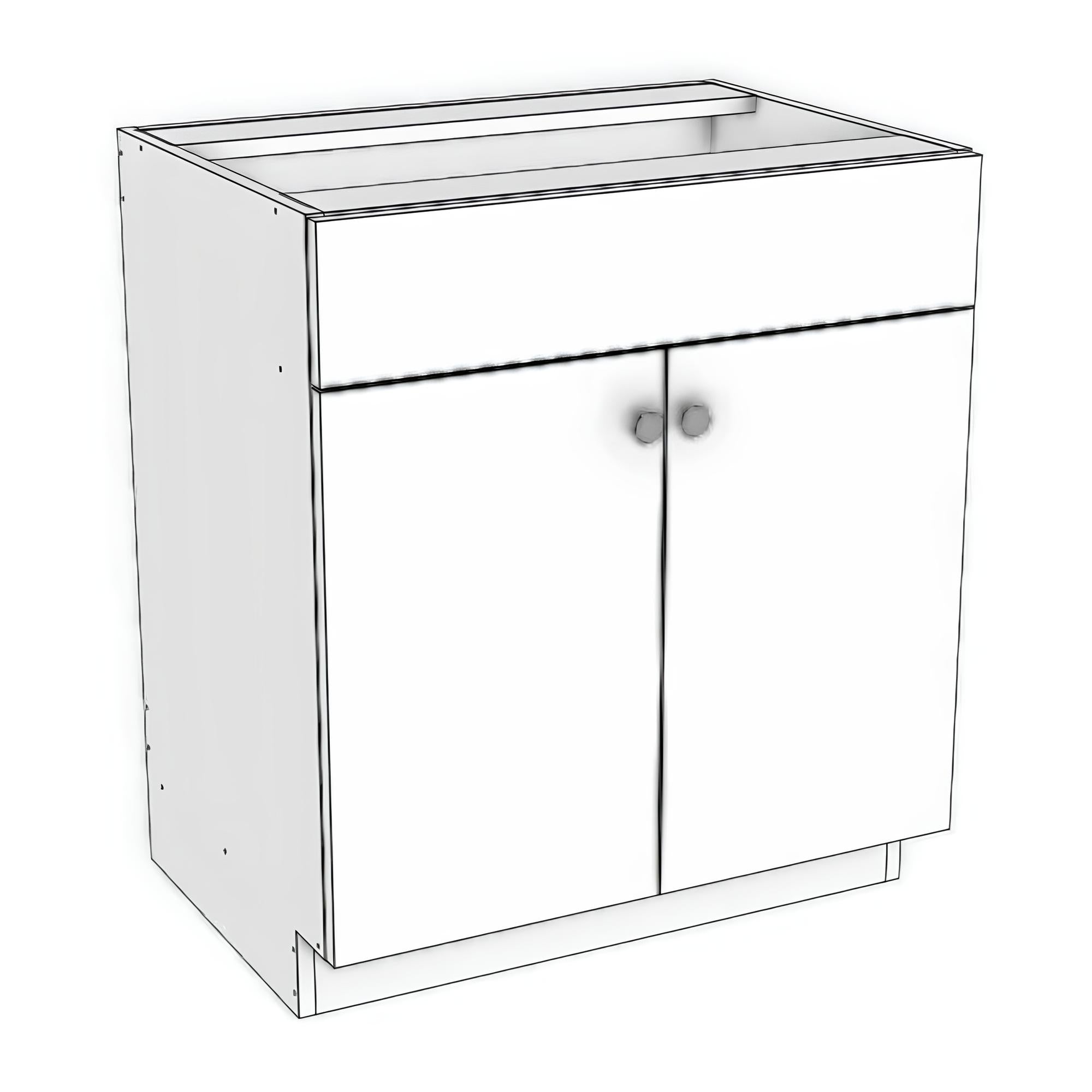 VSB30 - Vanity Sink Base Cabinet