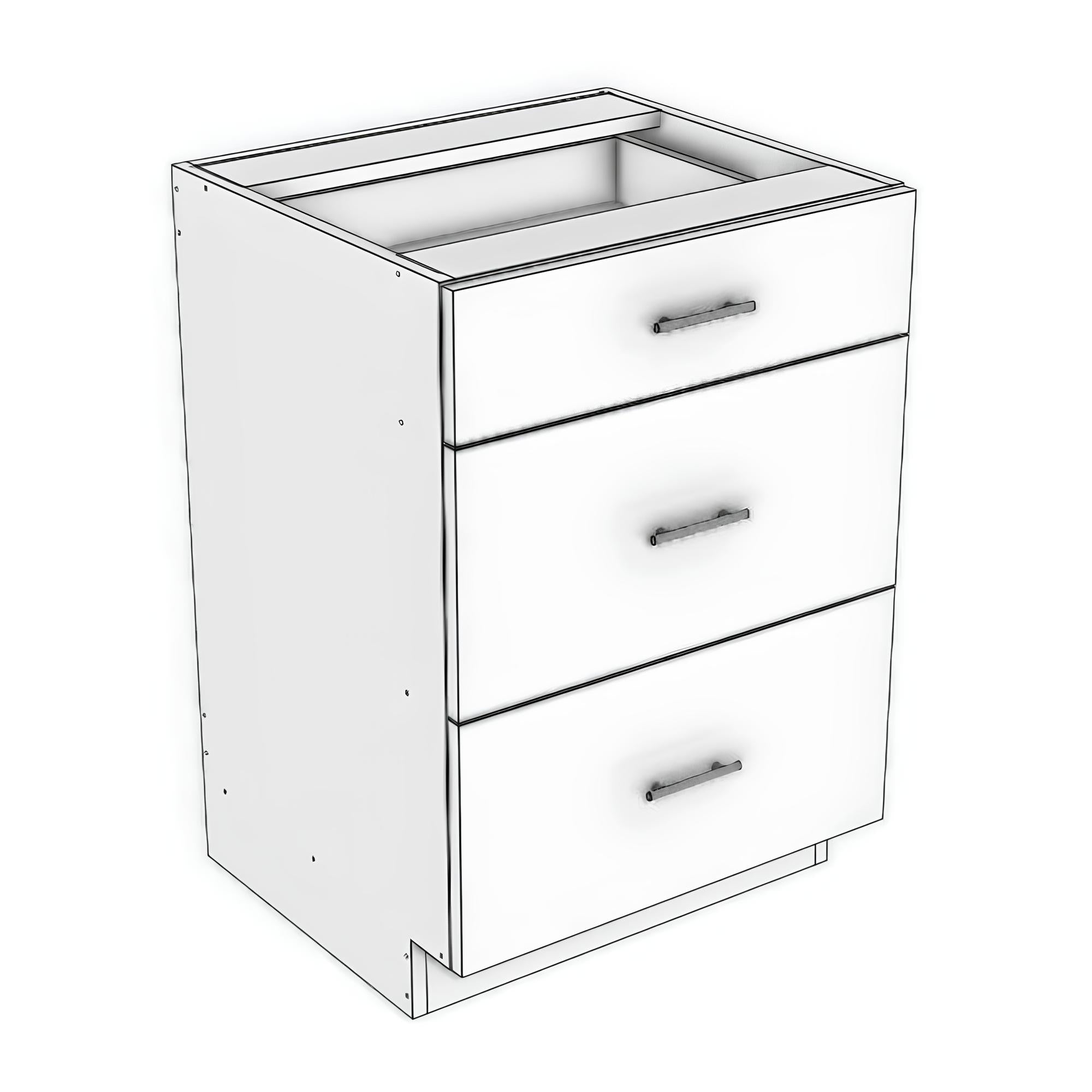 VDB24 - Vanity Drawer Base Cabinet