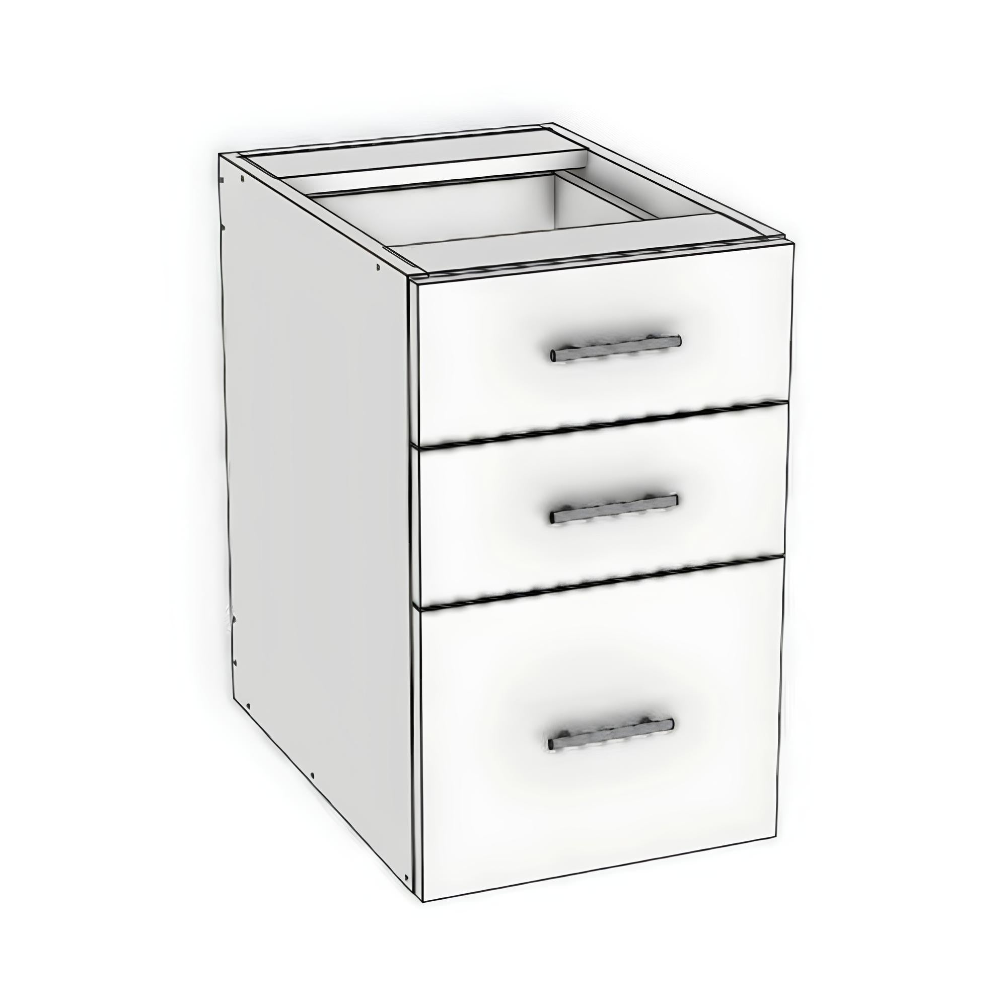 FV1524D-3 - Floating Vanity Cabinet