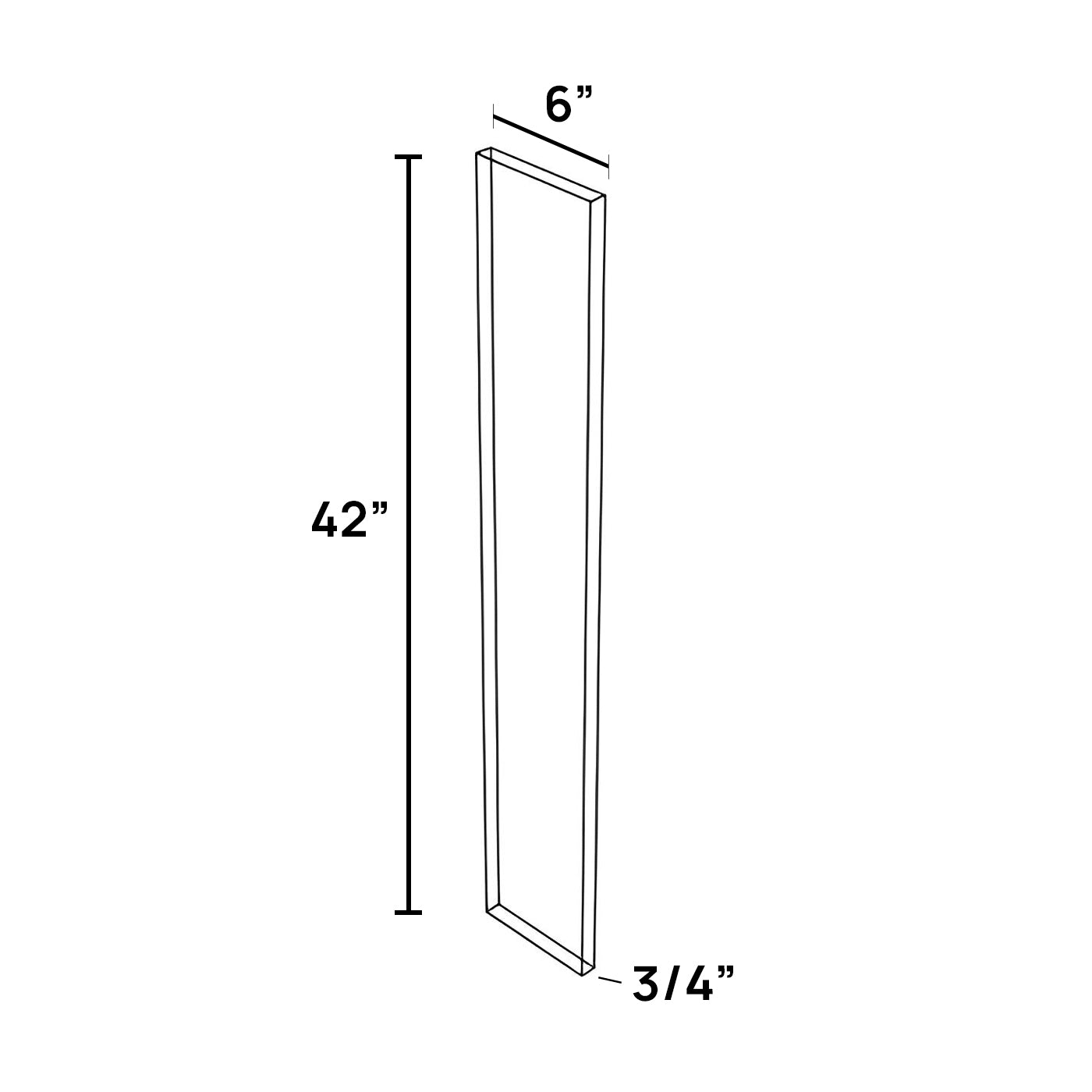 6 inch 42 High Wall Filler