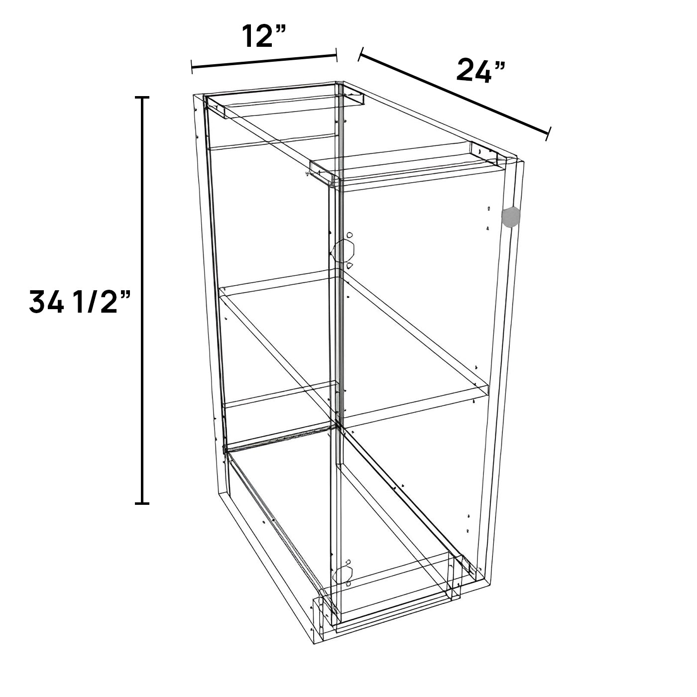 B12FD - Base Cabinet