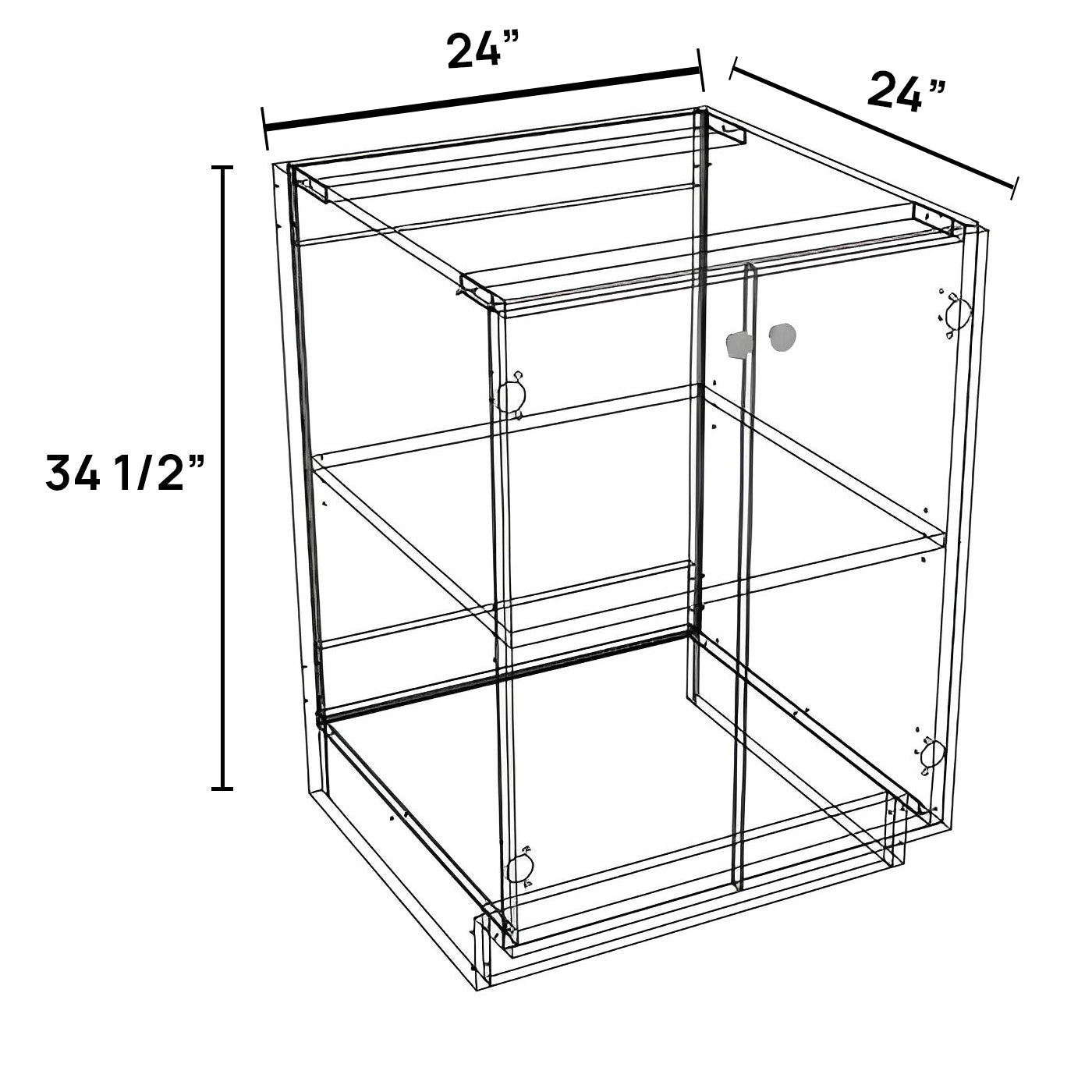 B24FD - Base Cabinet