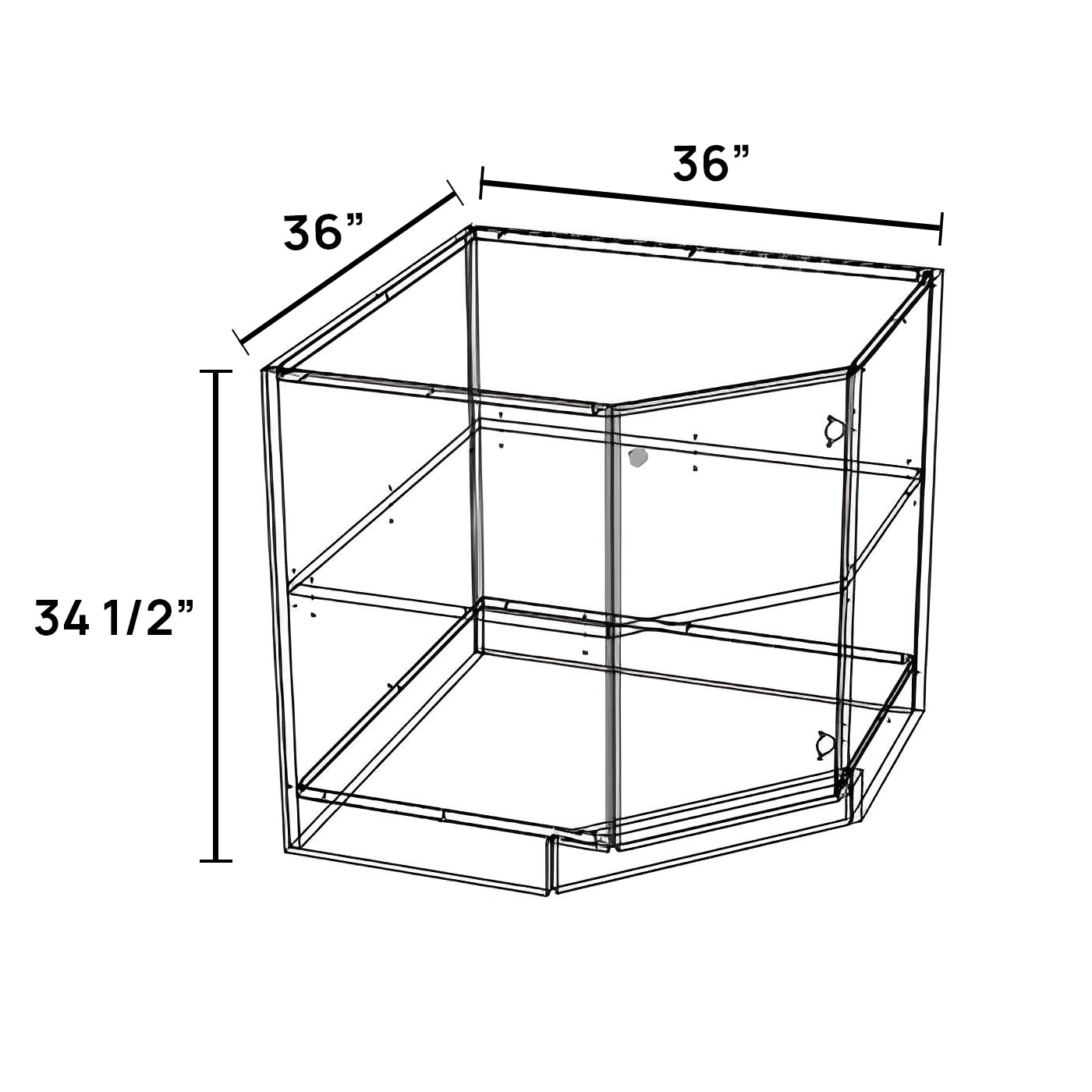 BASE 45 SUSAN - Base Cabinet