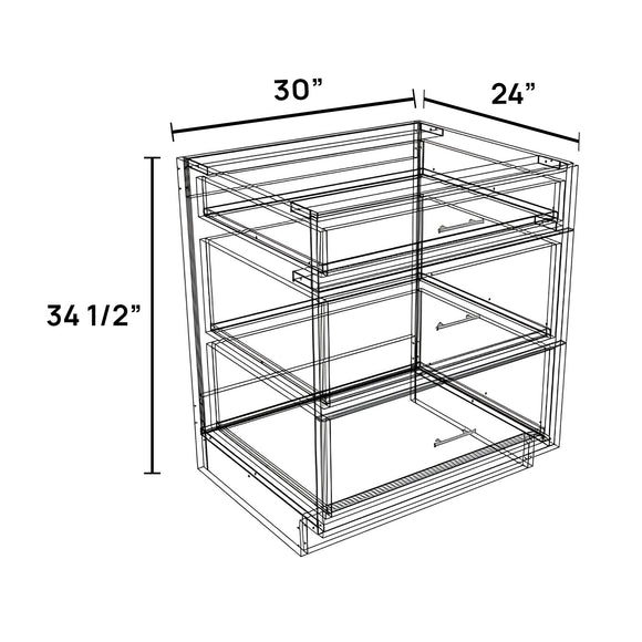 DB30-3 - Drawer Base Cabinet