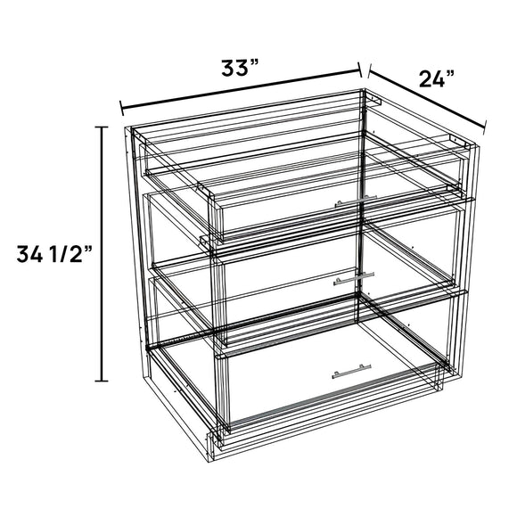 DB33-3 - Drawer Base Cabinet