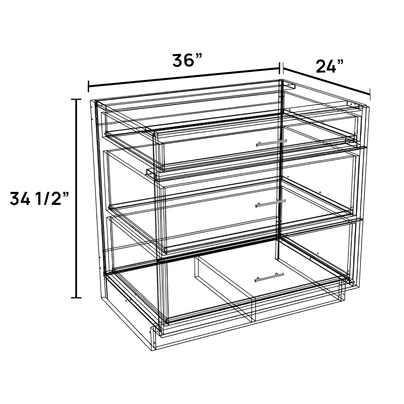 DB36-3 - Drawer Base Cabinet