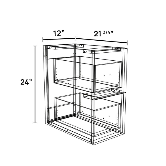 FV1224D-2 - Floating Vanity Cabinet