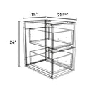 FV1524D-2 - Floating Vanity Cabinet-2