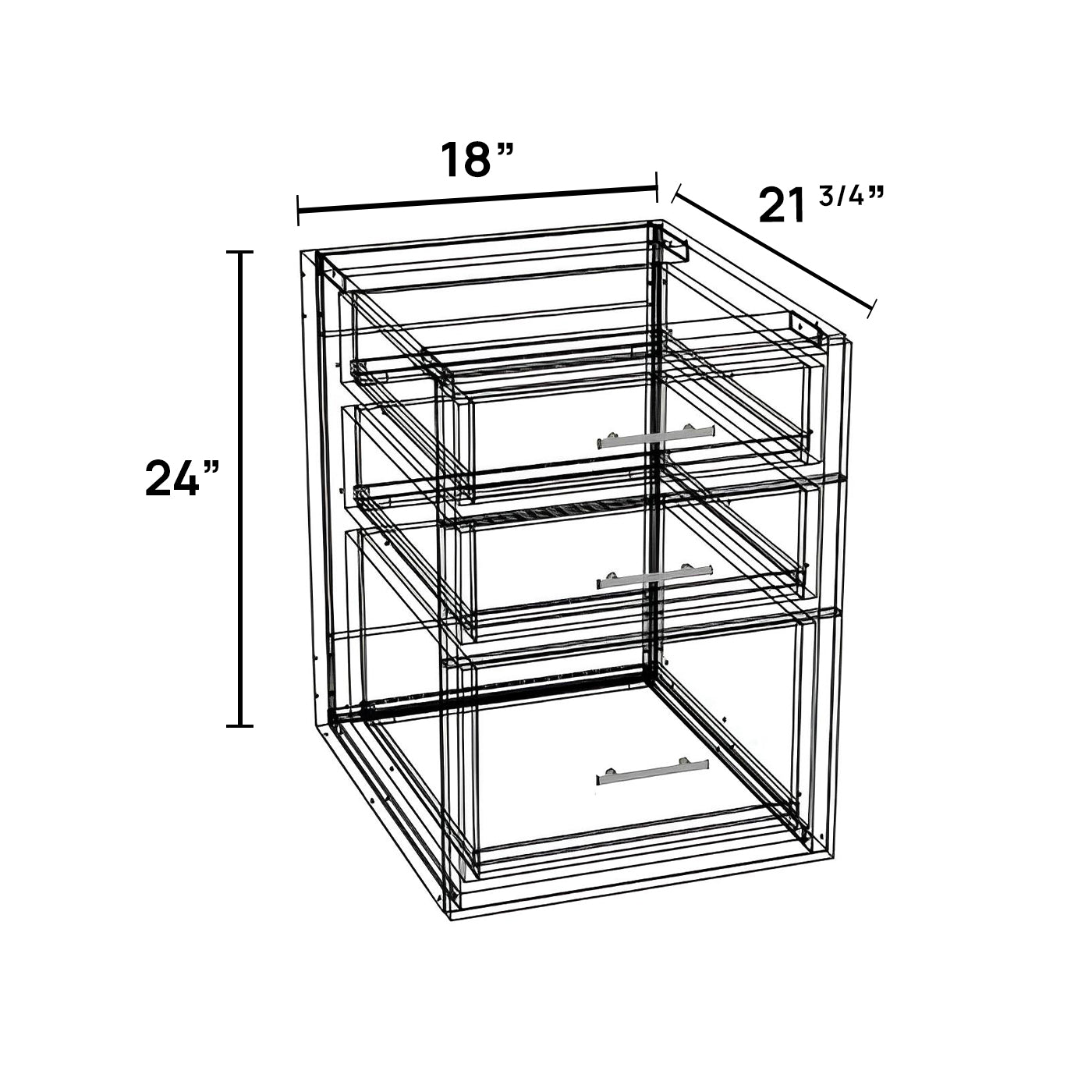 FV1824D-3 - Floating Vanity Cabinet