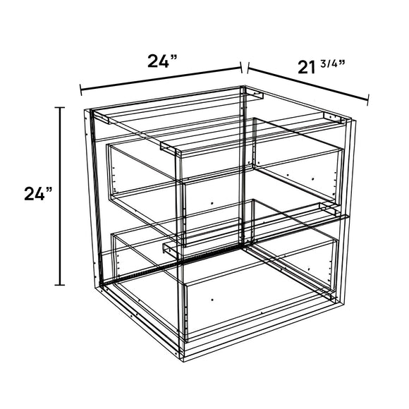 FV2424D-2 - Floating Vanity Cabinet