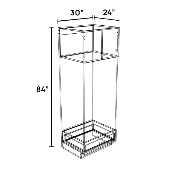 OC3084 - Open Cabinet