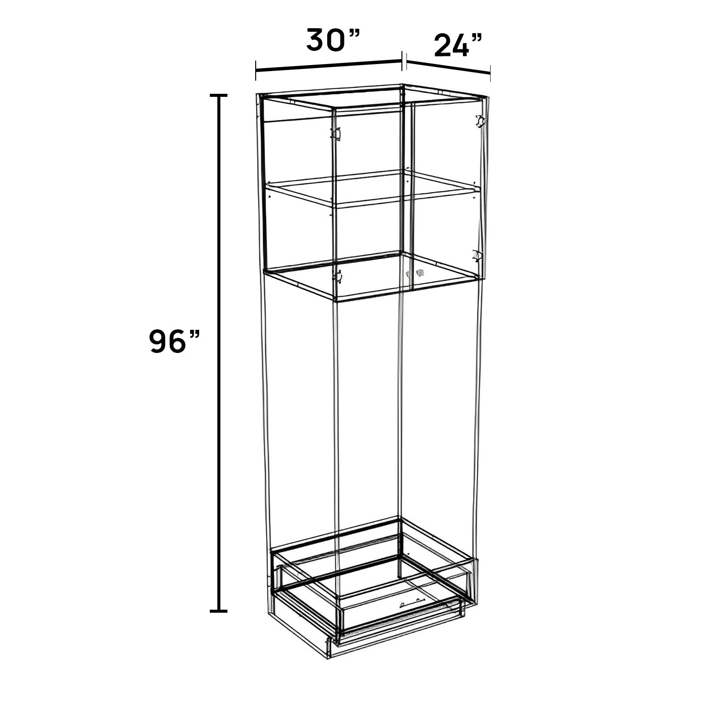 OC3096 - Open Cabinet