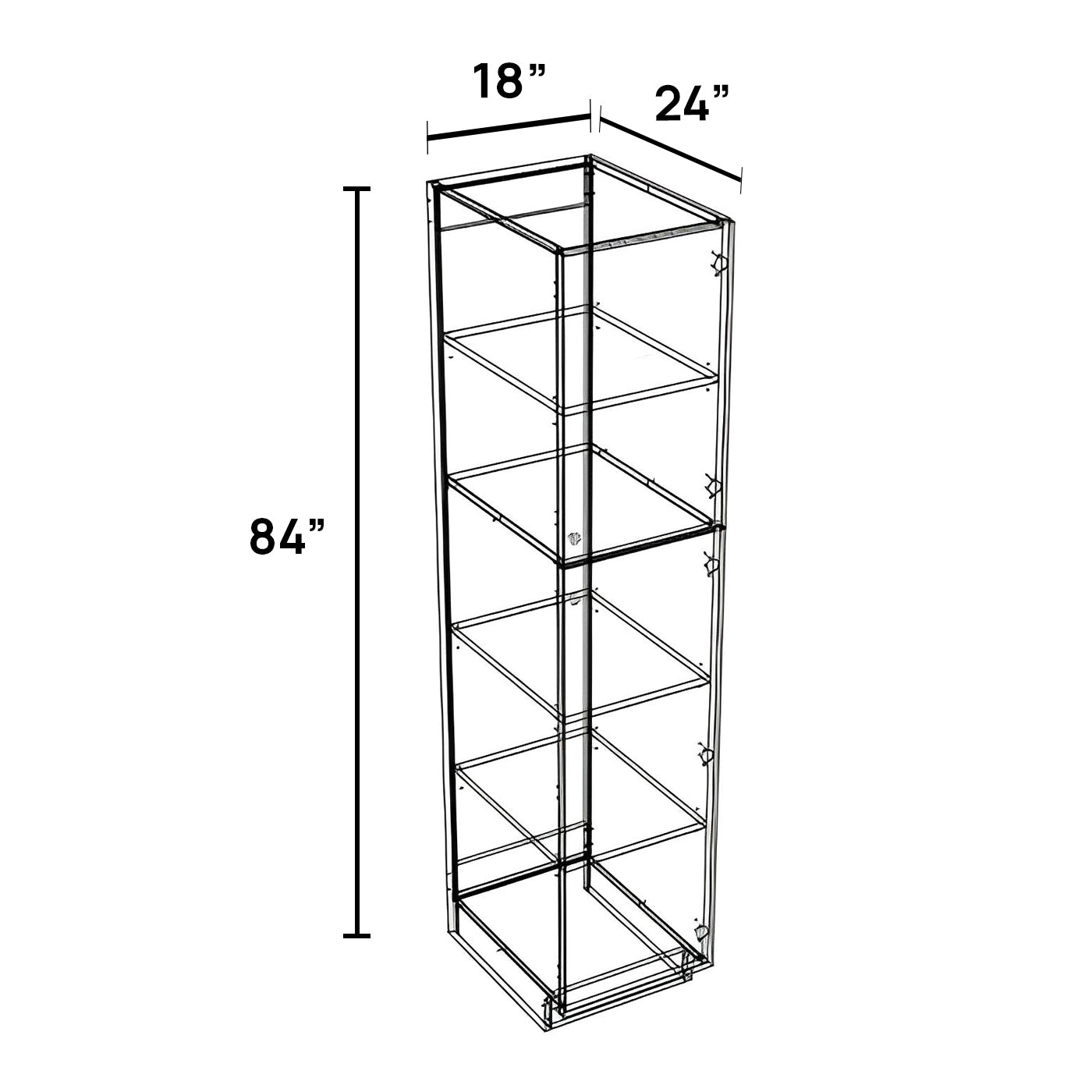 PC1884 - Pantry Cabinet