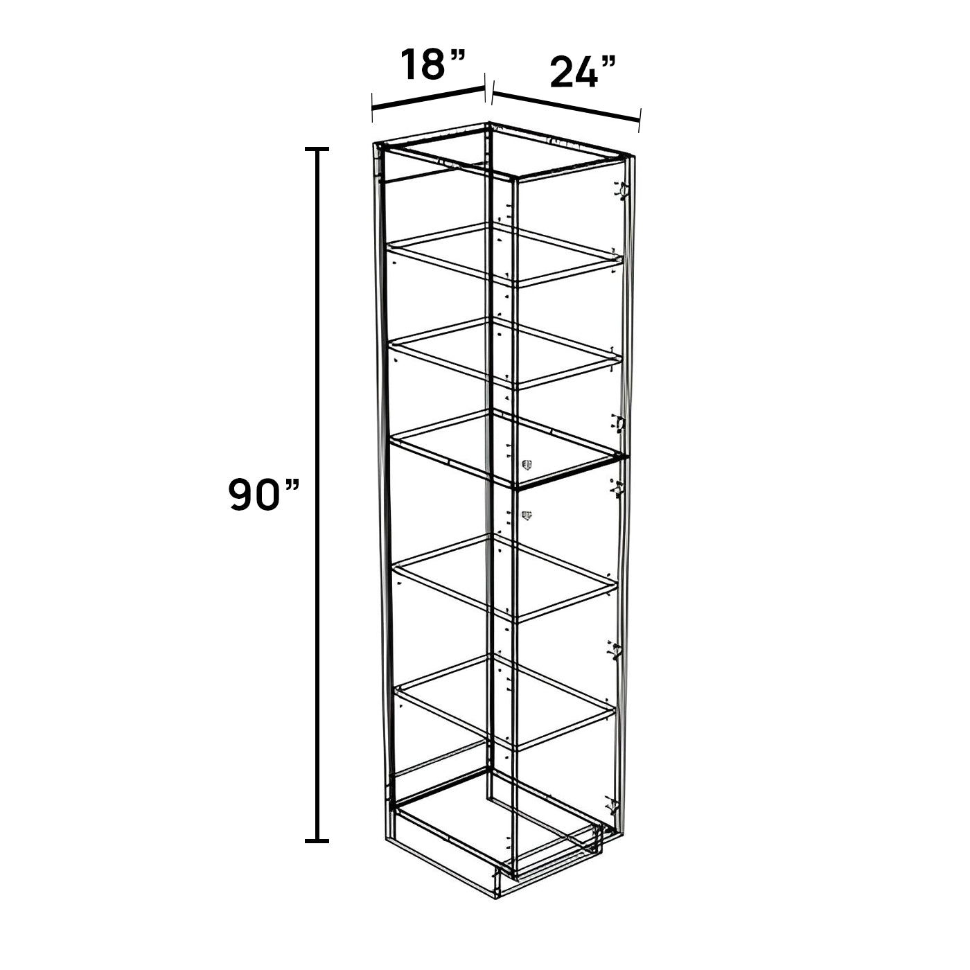 PC1890 - Pantry Cabinet