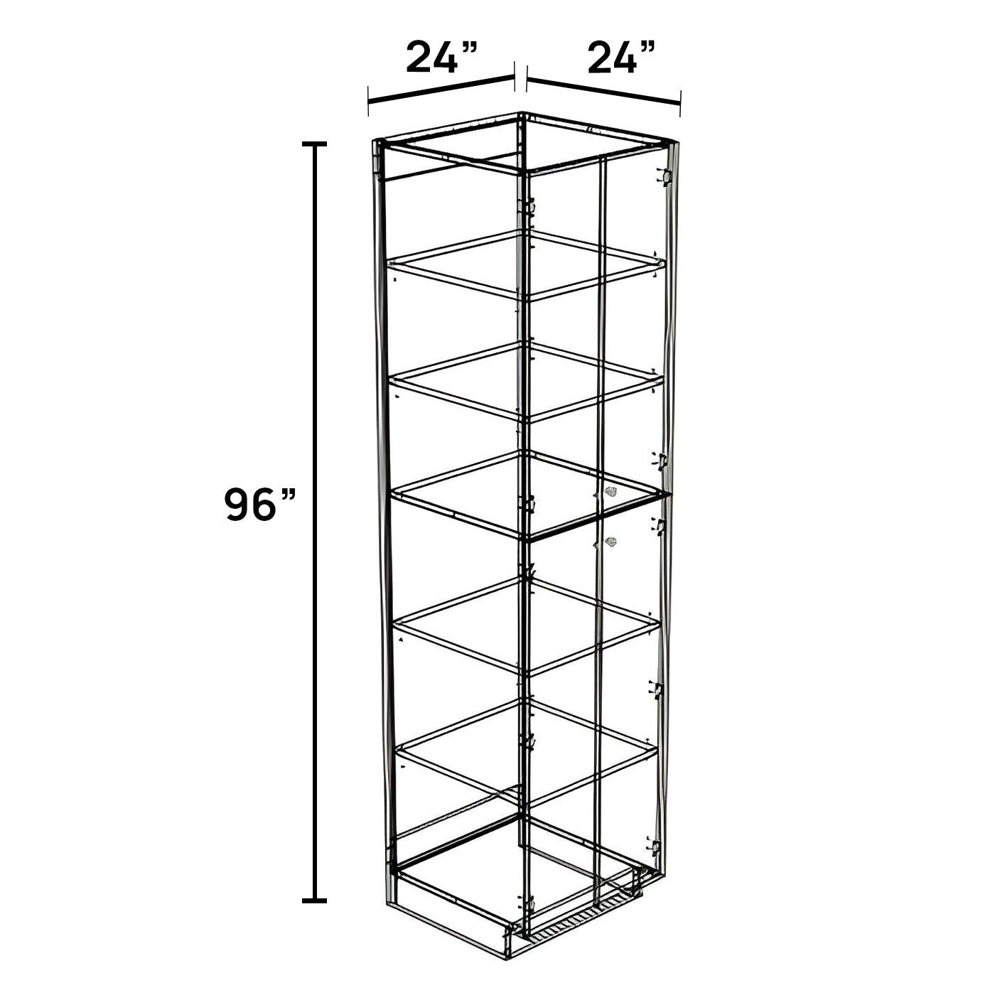 PC2496 - Pantry Cabinet