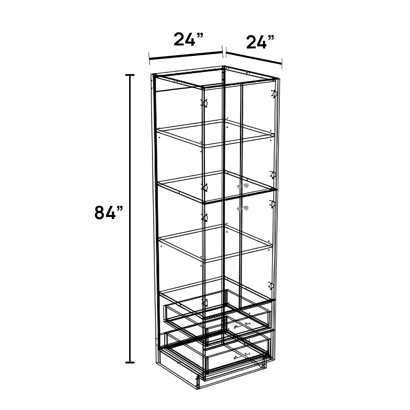 PD2484 - Pantry Drawer Cabinet