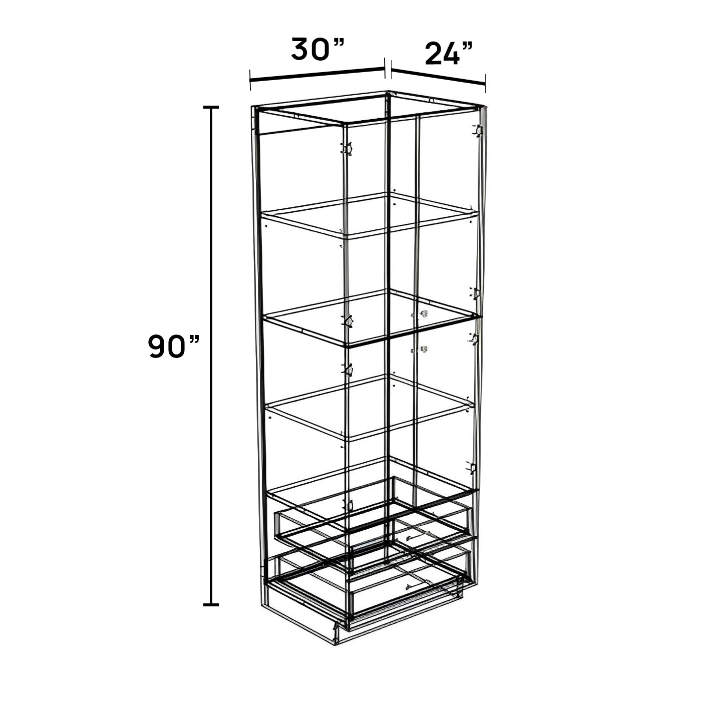 PD3090 - Pantry Drawer Cabinet