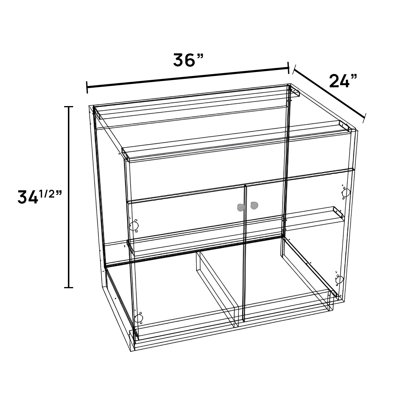 SB36 - Sink Base Cabinet