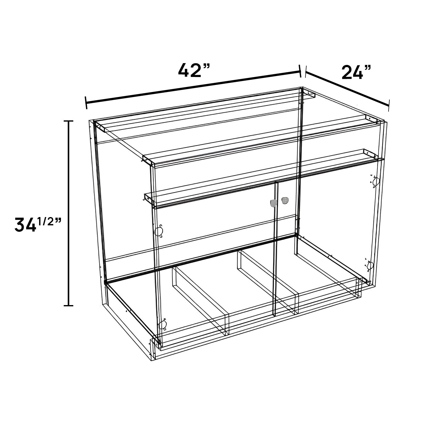 SB42 - Sink Base Cabinet