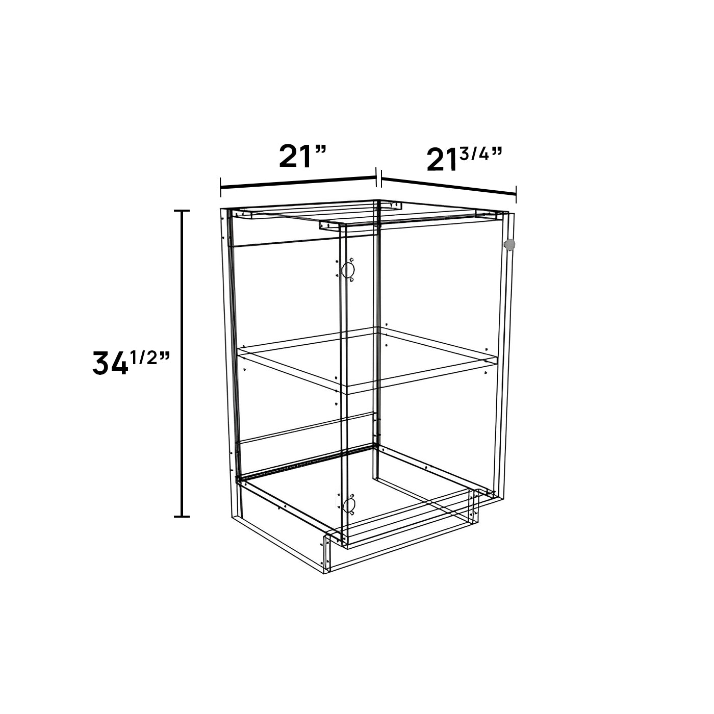 VB21FD - Vanity Base Cabinet