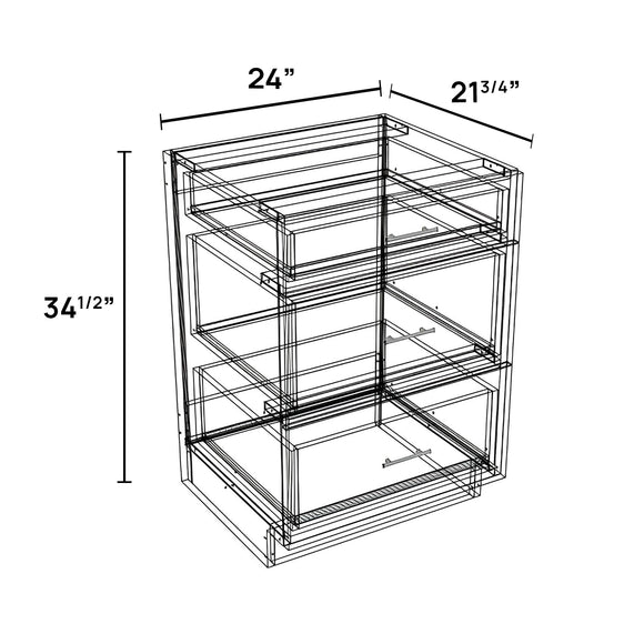 VDB24 - Vanity Drawer Base Cabinet
