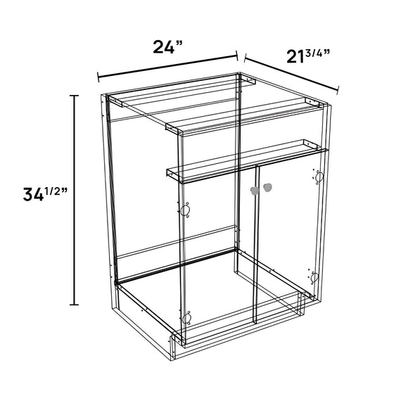 VSB24 - Vanity Sink Base Cabinet