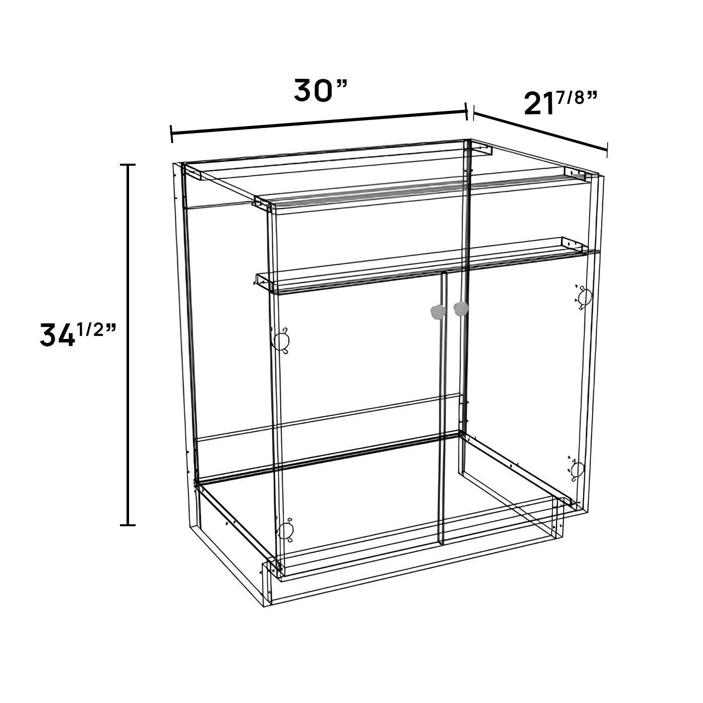 VSB30 - Vanity Sink Base Cabinet