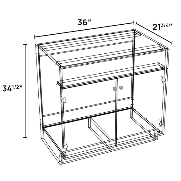 VSB36 - Vanity Sink Base Cabinet