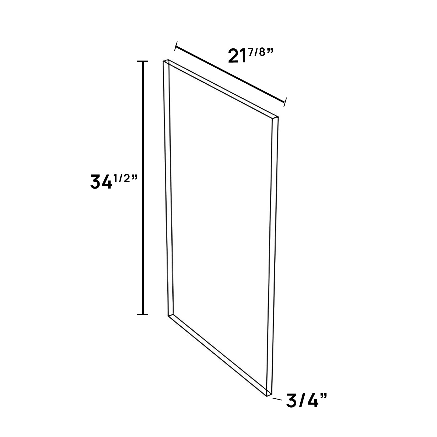 Vanity Finished Panel