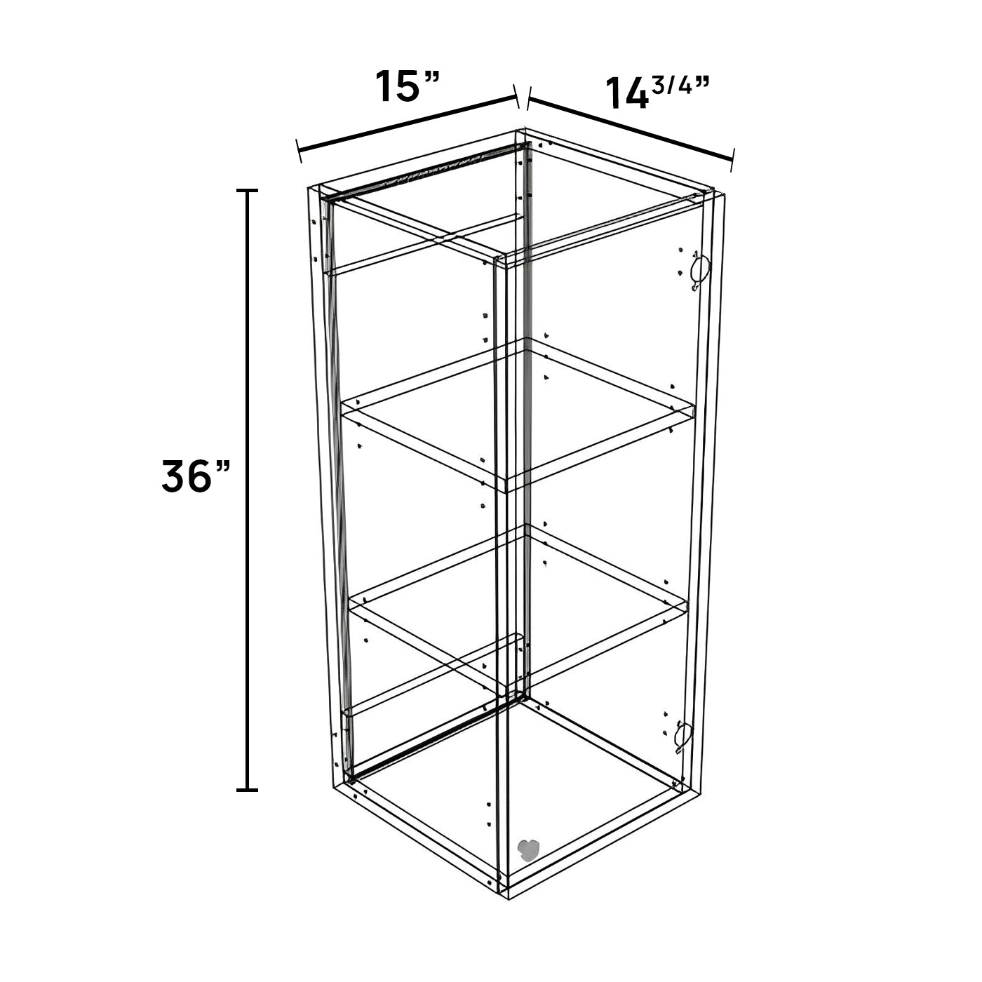 W1536 - Wall Cabinet