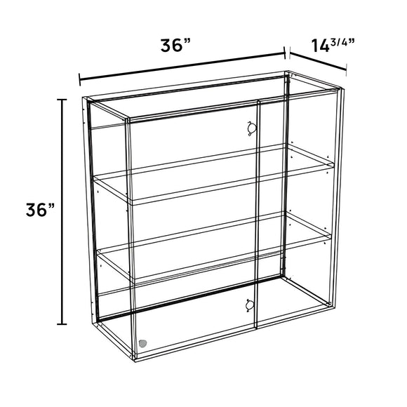 WBC36RIGHT - Wall Blind Corner Cabinet